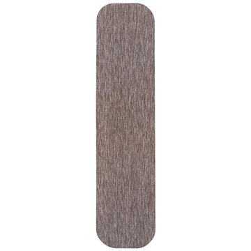 Miles Modern Minimalist Radius Corner Solid Indoor/Outdoor Area Rug